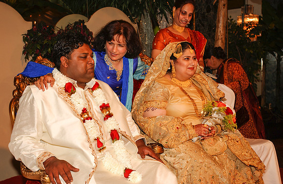 Groom and Bride sitting-1