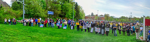 Anti-Asian Crime Rally Closter 2021-05-02_Panorama-2