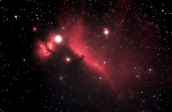 IC434 Horsehead nebula ED80CF ASI2600MC WO 0.8x L-eNhance 2x600s