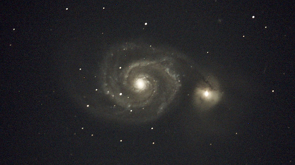 M51 Whirlpool Meade 2080 1260mm f6.3 ASI294MC 1x300s -20C