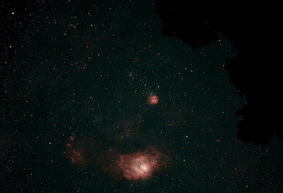 M8 Lagoon nebula -bottom- & M20 Trifid nebula -top- 20211117