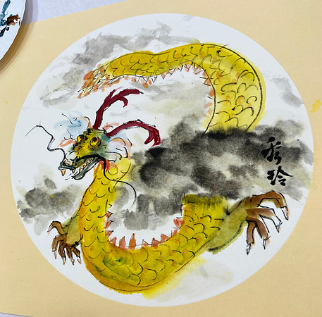 2024-02-03 - Dragon painting finished