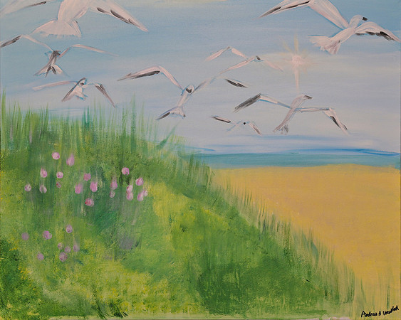 Day at the Beach 24x30