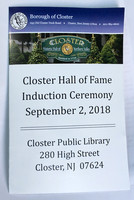 2018 Closter Hall of Fame