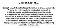 Joseph Lau, M.D.