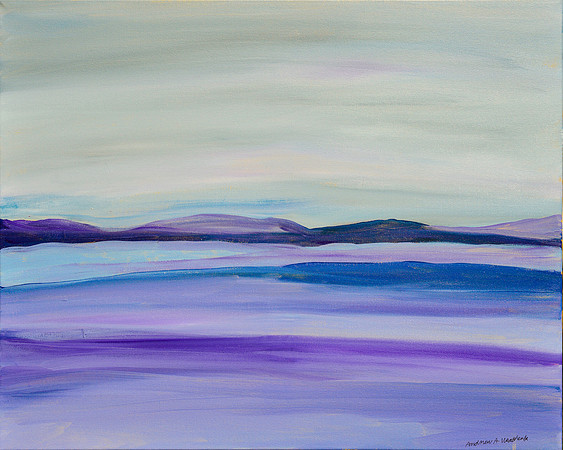Purple Mountain (4284) 24x30