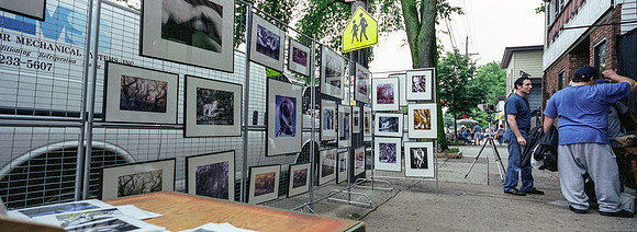 Photo Gallery in Street