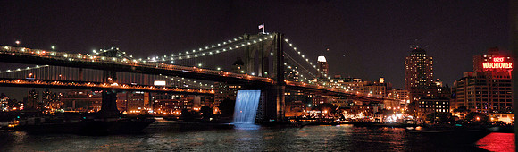 Bklyn Bridge with Waterfall